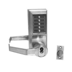 Simplex L1000 Series; Pushbutton Passage Override; SFIC Best Latch core; Satin Chrome
