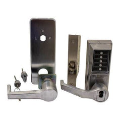 DormaKaba Simplex 8146 Mortise Lock; Left Hand Mortise Less Core; Satin Chrome