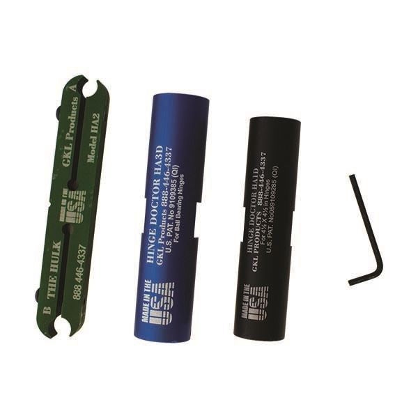 “Hinge Doctor" Adjustment Tool Set of 3
