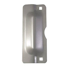 Don Jo 2-3/4" x 7" Latch Protector for Outswing Doors; Silver Plated