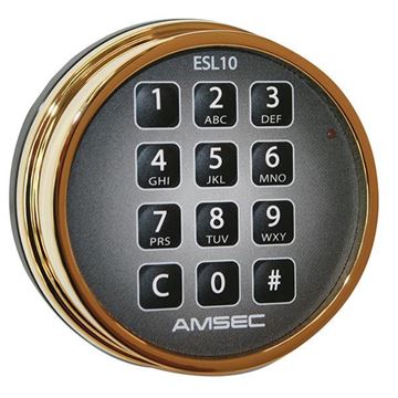 AMSEC ESL10XL/20XL Electronic Replacement Combination Safe Lock Keypad ...