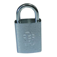 Best 11B Series 1/4" Diameter Brass Padlock; Non Key Retained