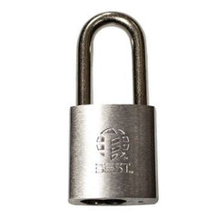 Best 41B Series 3/8" Brass Padlock; 2" Shackle Key Retained