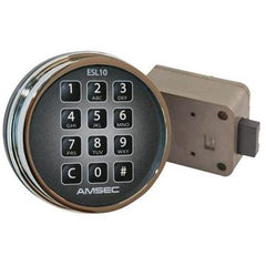 AMSEC 10XLS Electronic Combination Safe Dead Bolt Lock - Chrome Keypad