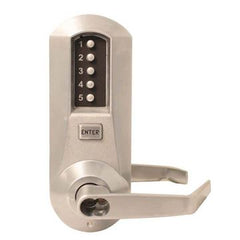 Simplex 5000 Series Mechanical Pushbutton Lock; Satin Chrome