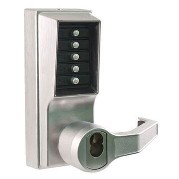 Simplex Mechanical Pushbutton Lock - Combination Entry and Key Overrid ...