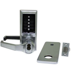 Simplex Kaba L1000 Series Pushbutton Lever; Satin Chrome - LL1021R-26D-41