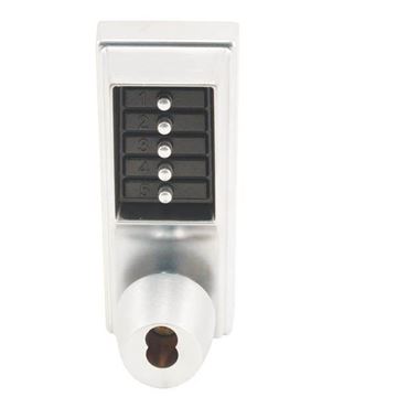 Simplex 1000 Mechanical Door Lock; Knob with Key Override - 26D Satin ...