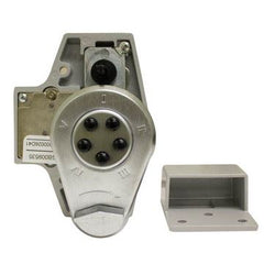 Kaba Simplex Deadbolt Pushbutton Keyless Lock: Satin Chrome