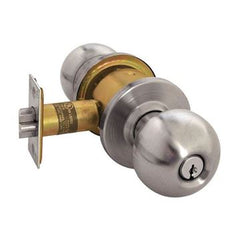 Arrow RK Series Entrance Ball Knob Lock: Satin Stainless Steel