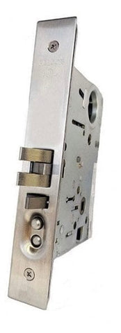 Falcon Entry/Office Mortise Lock:  SFIC Cylinder: Satin Chrome